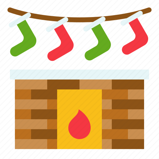 Christmas, fireplace, warm, winter, xmas icon - Download on Iconfinder