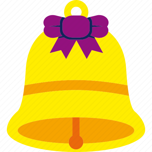 Bell, ribbon, christmas, xmas icon - Download on Iconfinder