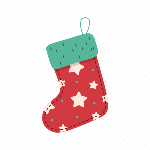 Christmas, flat, icon, red, stars, textile, surprise icon - Download on Iconfinder