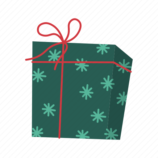 Christmas, flat, icon, box, surprise, parcel, celebration icon - Download on Iconfinder