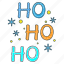 hohoho, santa, xmas, christmas, laugh, holiday, celebration 