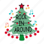 decorative, tree, fir, typography, christmas, festive 