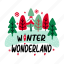 winter, wonderland, forest, nature, snowfall 