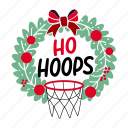 christmas, wreath, decor, celebration, ornament, festive