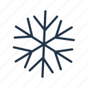 snowflake, flat, icon, tag, christmas, label, badge, banner, snow
