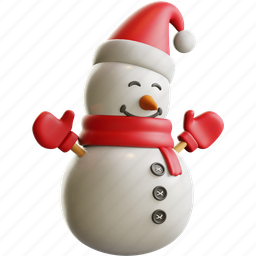snowman, christmas, winter 