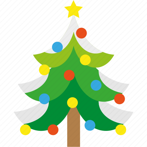 Christmas, tree, xmas, forest, snow, star, winter icon - Download on Iconfinder