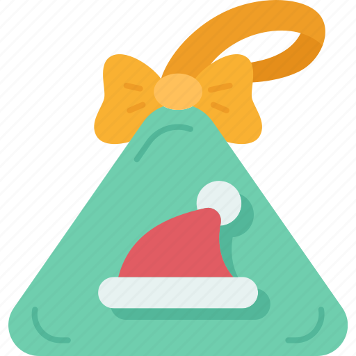 Triangle, box, christmas, decorations, ornaments icon - Download on Iconfinder