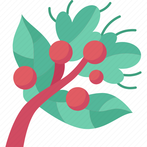Berry, twigs, winter, floral, seasonal icon - Download on Iconfinder