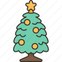 christmas, tree, festive, decorations, ornaments