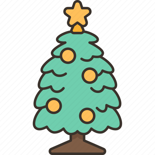 Christmas, tree, festive, decorations, ornaments icon - Download on Iconfinder