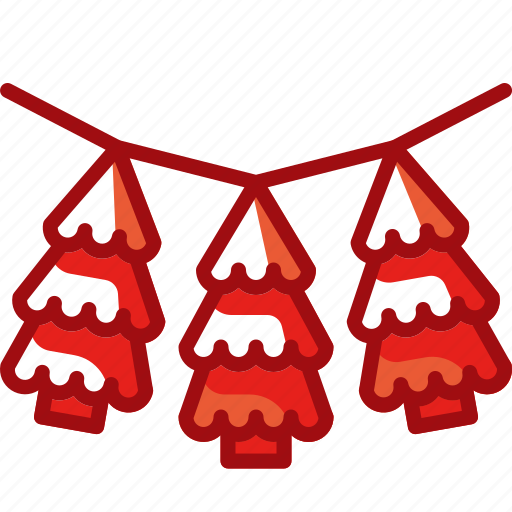 Christmas, christmas tree, decoration, garland icon - Download on Iconfinder