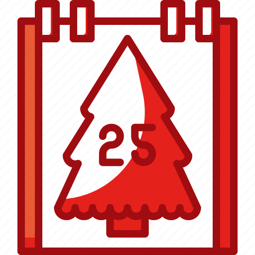Carlandar, celebration, christmas, date, holiday icon - Download on Iconfinder