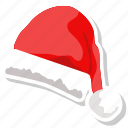 hat, ornament, christmas, santa, santa hat