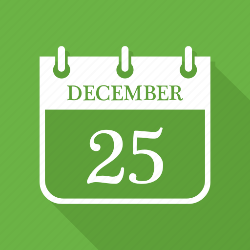 Calendar, christmas, december, december 25, festival, winter icon - Download on Iconfinder