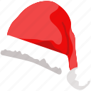 hat, ornament, santa hat, santa, christmas