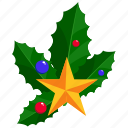 bells, christmas, christmas bells, leaf, leafs, star