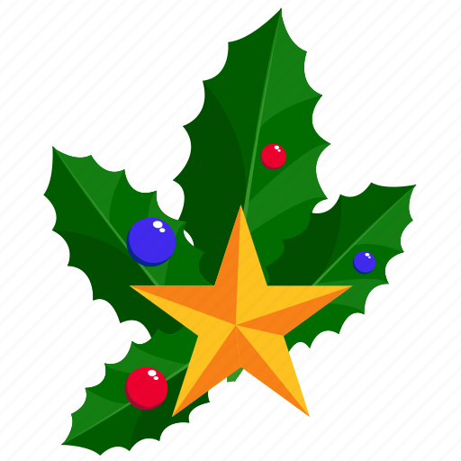 Bells, christmas, christmas bells, leaf, leafs, star icon - Download on Iconfinder