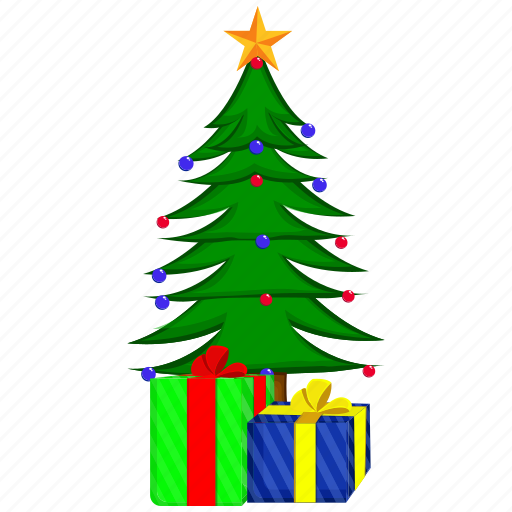 Birthday, box, celebration, christmas, gift, present, tree icon - Download on Iconfinder
