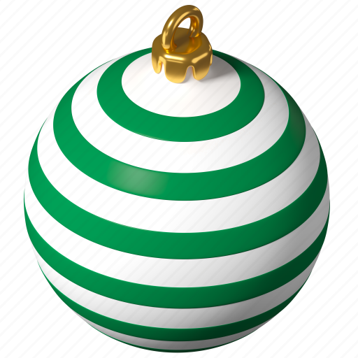 Christmas, bulb, tree, ornament 3D illustration - Download on Iconfinder