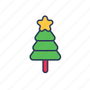 christmas, tree, decoration, nature, winter, holiday
