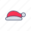 winter, santa hat, cap, xmas, santa, decoration, christmas, holiday 