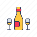 wineandglass, wine, alcohol, drink, glass icon