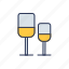 wineglass, wine, alcohol, drink, glass icon 