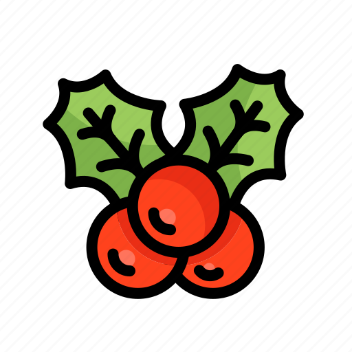Christmas, winter, snow, festive, cherry icon - Download on Iconfinder