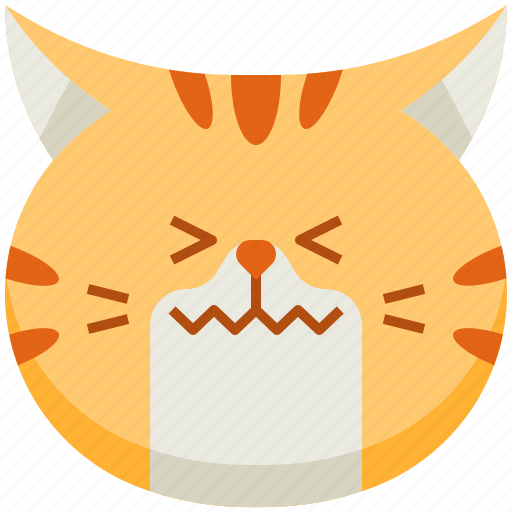 Cute, smileys, emoticon, avatar, confused, cat, emoji icon - Download on Iconfinder