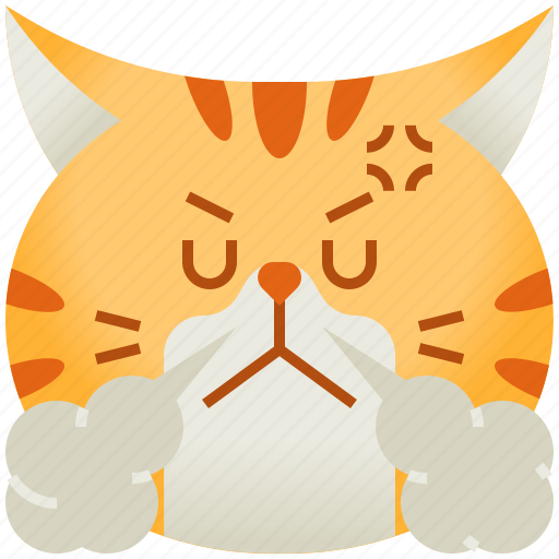 Cat, avatar, emoticon, emoji, angry, smileys, cute icon - Download on Iconfinder