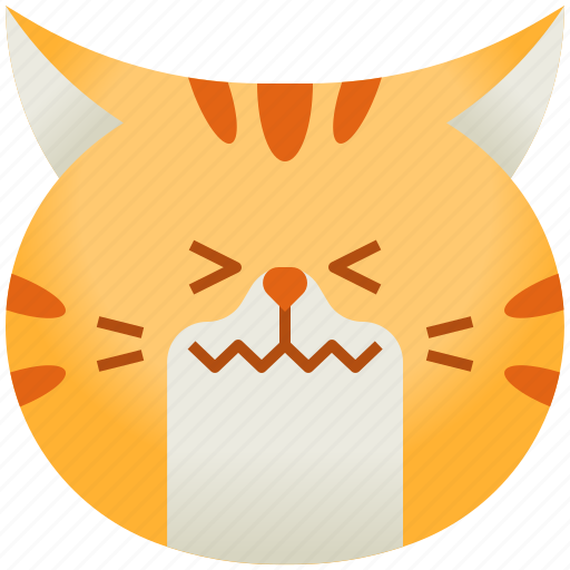 Cat, avatar, emoticon, emoji, smileys, confused, cute icon - Download on Iconfinder