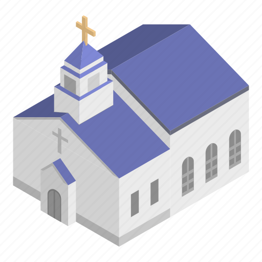 Cartoon, church, isometric, logo, monastery, tree, wedding icon - Download on Iconfinder