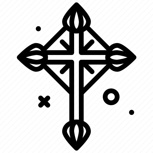 Cross4, christianity, church, religion icon - Download on Iconfinder