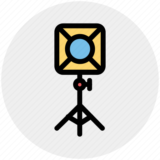 Cinema, film, light, movie, movies, spotlight, studio icon - Download on Iconfinder