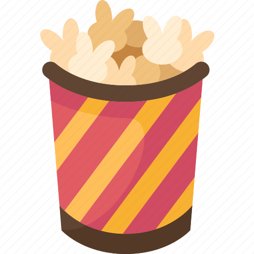 Popcorn, bucket, snack, appetizing, movie icon - Download on Iconfinder