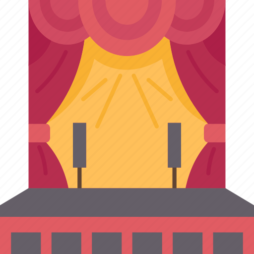 Theater, stage, show, auditorium, performance icon - Download on Iconfinder