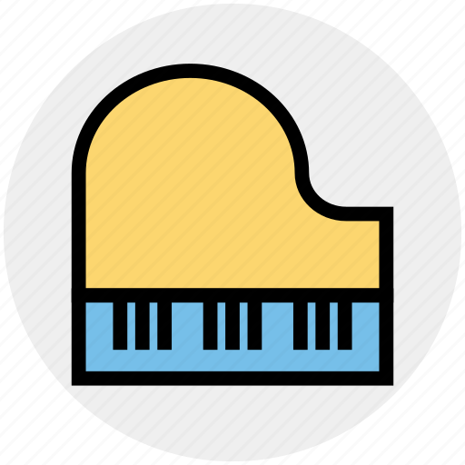 Entertainment, equipment, instrument, multimedia, piano, play, sound icon - Download on Iconfinder