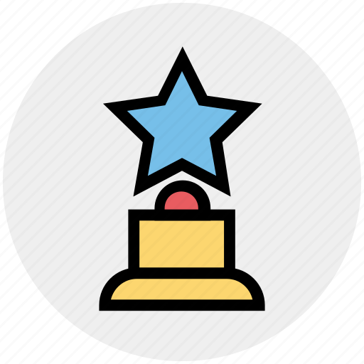 Award, cinema, hollywood, nomination, prize, star, trophy icon - Download on Iconfinder