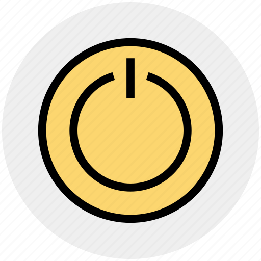Off button, on button, on off button, power button, shutdown, standby, stop icon - Download on Iconfinder