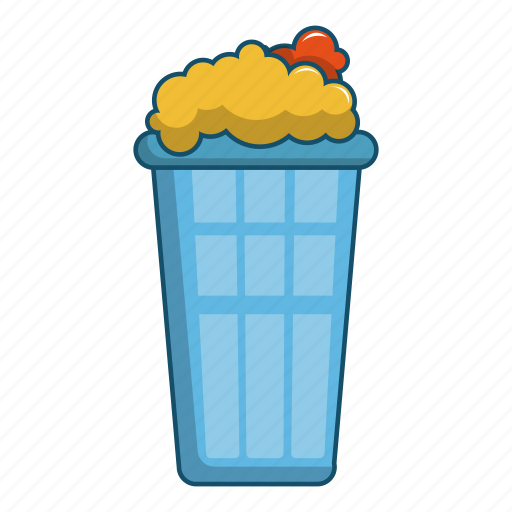 Box, cartoon, cinema, food, movie, popcorn, snack icon - Download on Iconfinder