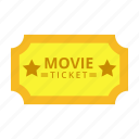 cinema, entertainment, film, ticket