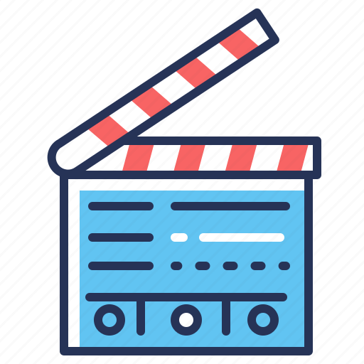 Clapperboard, filmmaking, scene, stage icon - Download on Iconfinder