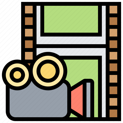Camera, film, movie, photogram, strip icon - Download on Iconfinder