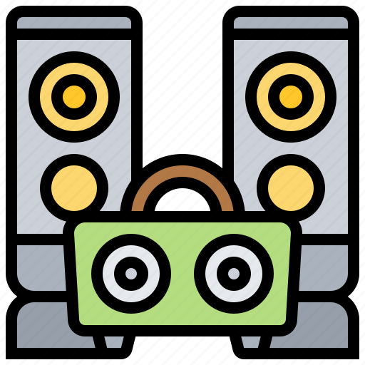 Home, music, speaker, stereo, theater icon - Download on Iconfinder