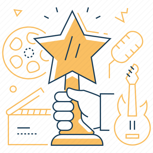 Award, film, music, trophy icon - Download on Iconfinder