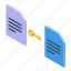 files, cipher, isometric 