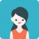 avatar, girl, profile, shirt, woman