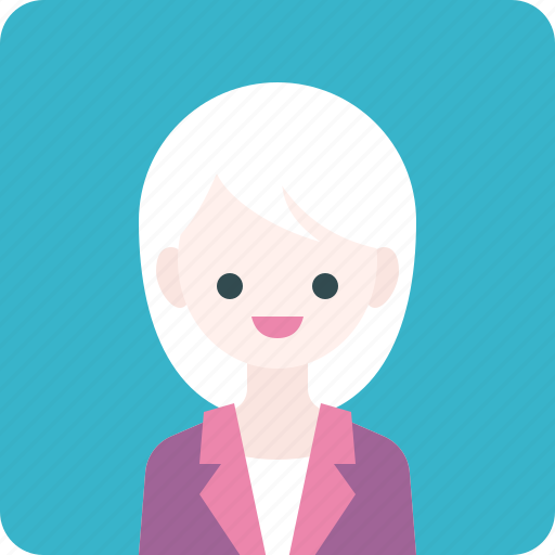Avatar, girl, profile, suit, woman icon - Download on Iconfinder