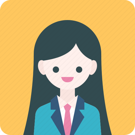 Avatar, girl, officer, profile, student, suit, woman icon - Download on Iconfinder
